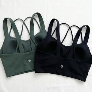 Like a Cloud Lululemon Longline Bra Size 6